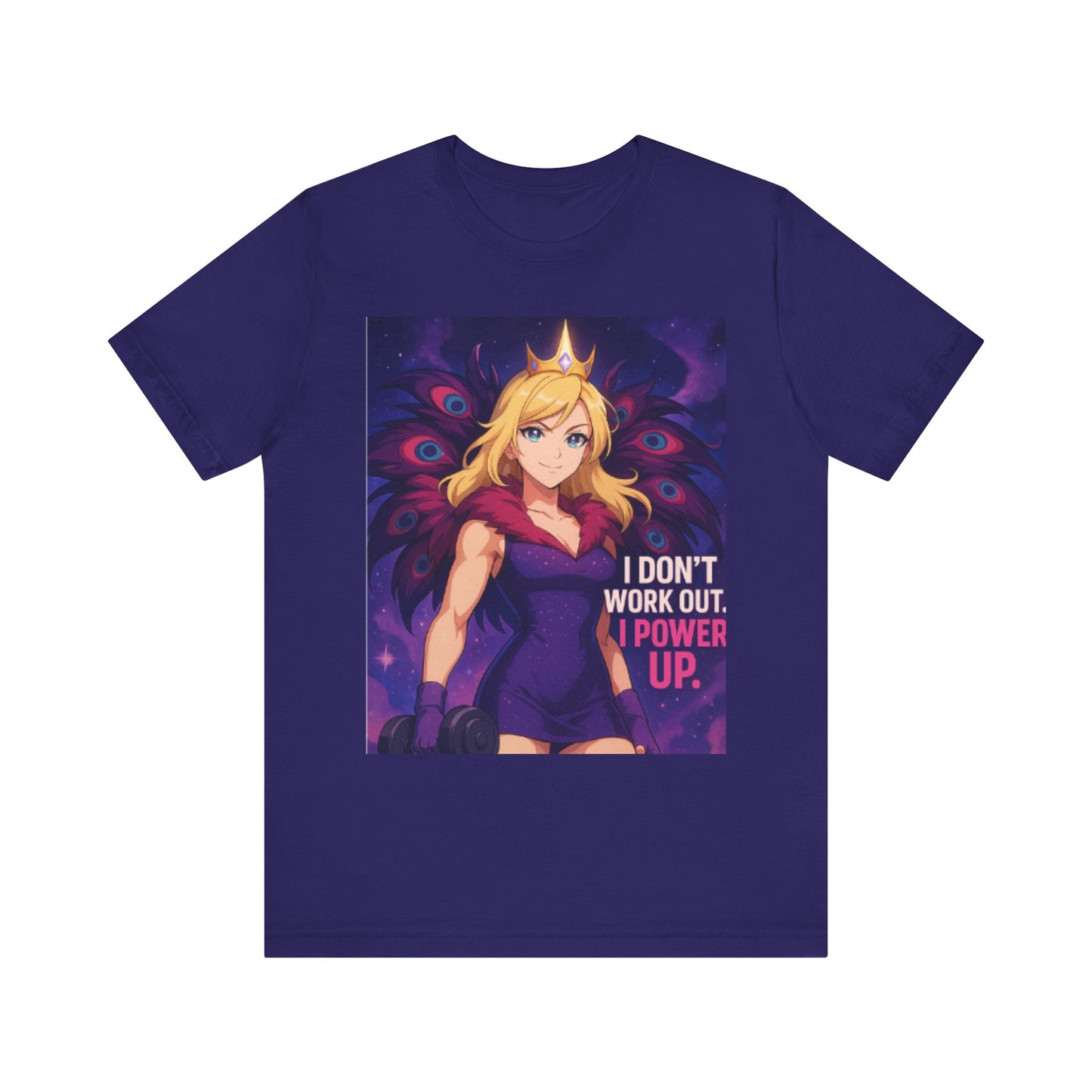 Galaxy 360 Power Up Unisex Tee - Empowering Anime Design