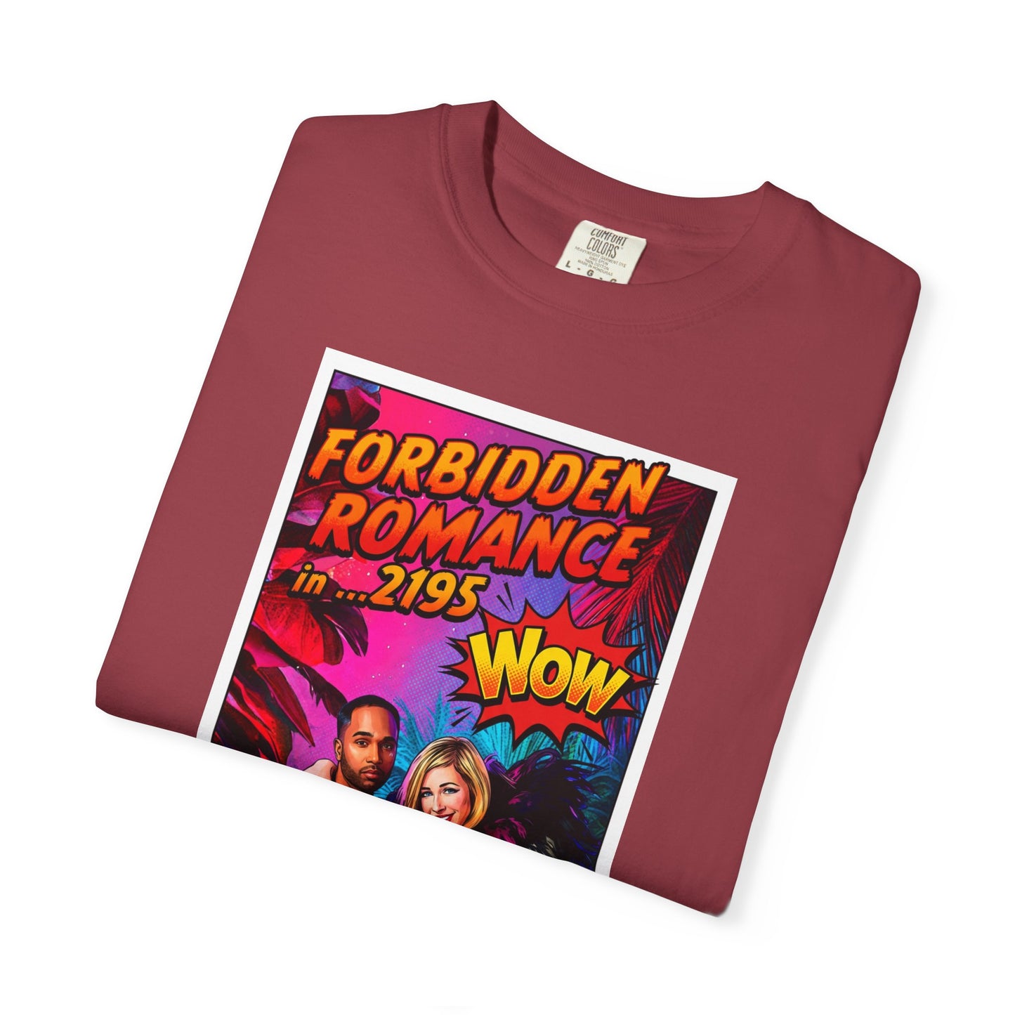 Forbidden Romance 2195 Retro Sci‑Fi T-Shirt