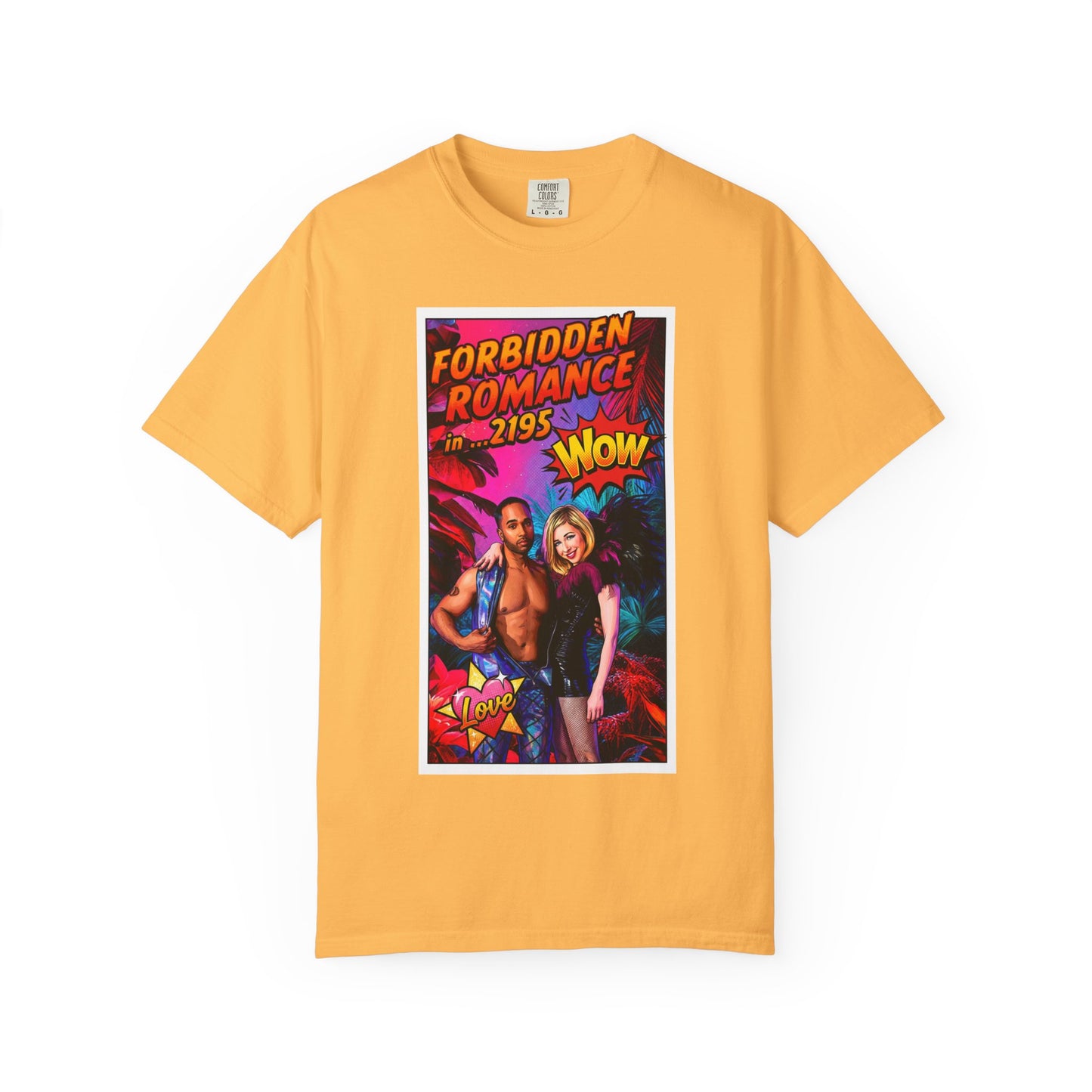 Forbidden Romance 2195 Retro Sci‑Fi T-Shirt