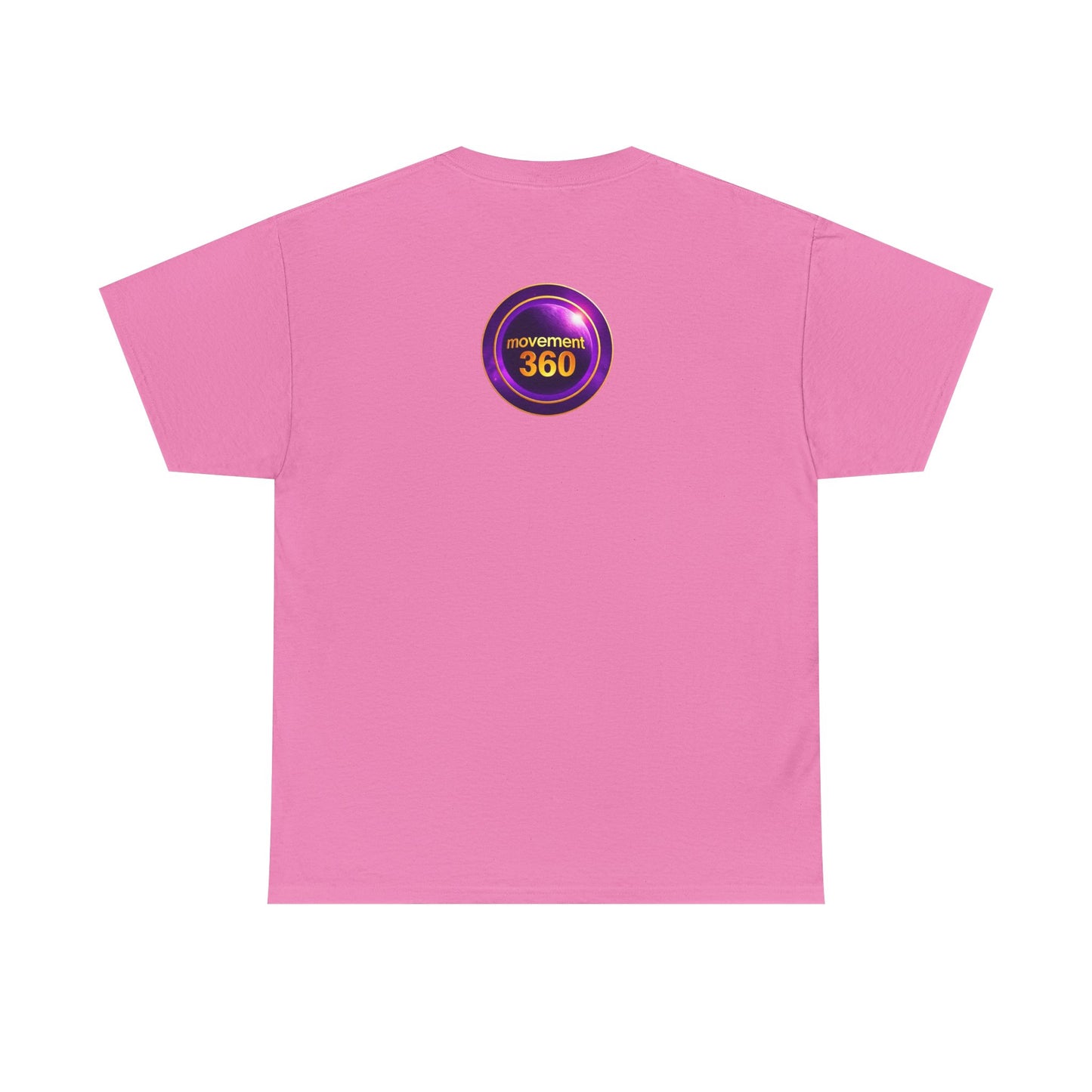Unisex Heavy Cotton Tee - Movemen 360 Graphic T-Shirt for Trendy Comfort