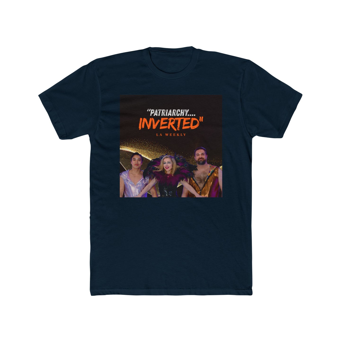 Patriarchy Inverted Graphic Tee — Retro Galaxy 360 Band Shirt