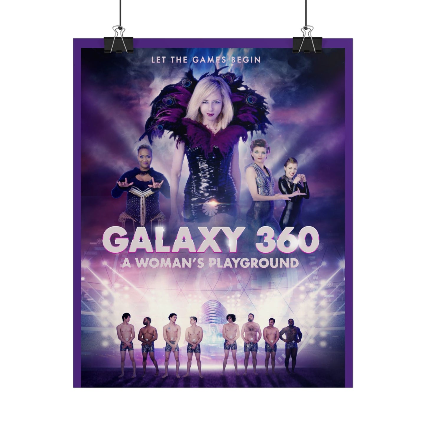 Galaxy 360 Rolled Poster - Perfect for Home Décor, Festival Vibes, or Empowering Gifts - Unique Wall Art